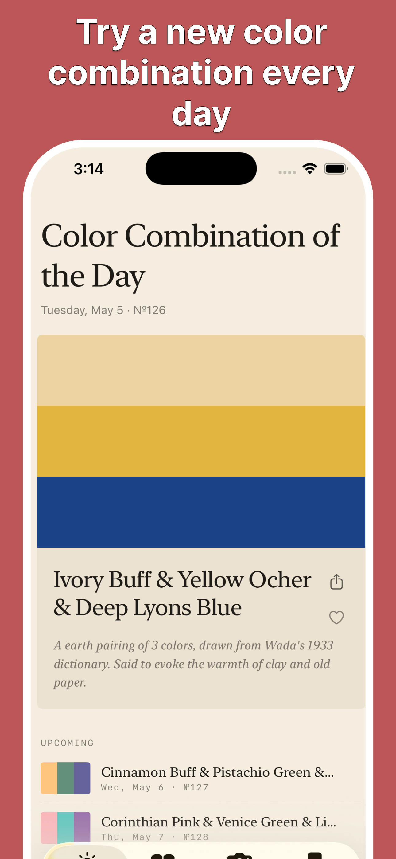 Wada Dictionary of Colors app screenshot